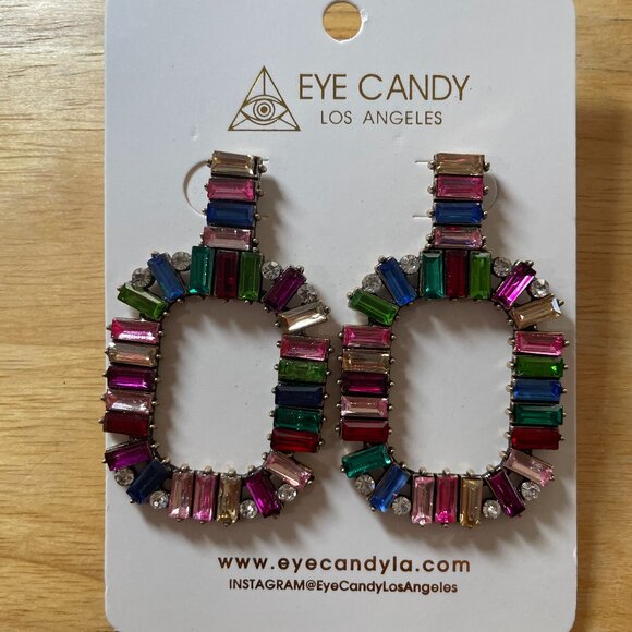 Eye Candy Statement Earrings - Picture 3 of 3